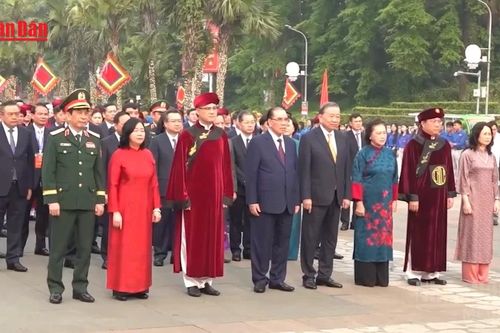[Video] Tổng Bí thư, Chủ tịch nước Tô Lâm dự Lễ dâng hương tưởng niệm các Vua Hùng
