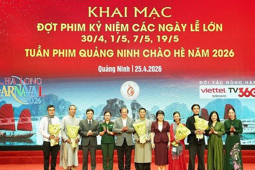 Khai mạc Tuần lễ phim kỷ niệm các ngày lễ lớn năm 2026 tại Quảng Ninh