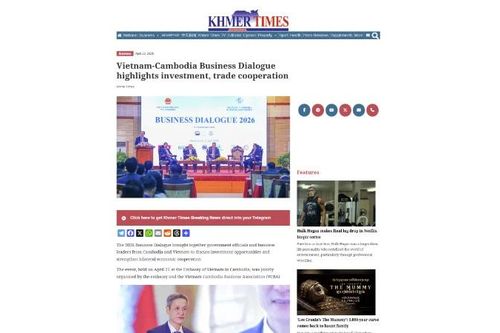 Thúc đẩy sự hội nhập kinh tế sâu rộng hơn giữa Việt Nam và Campuchia