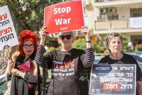 Biểu tình tại Israel kêu gọi hạ nhiệt căng thẳng và thúc đẩy hòa bình