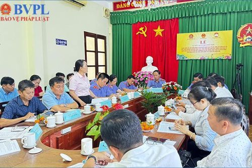 VKSND Khu vực 4 tỉnh Vĩnh Long ký kết Quy chế phối hợp với các đơn vị cấp xã
