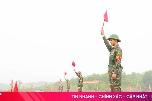 Thao trường đổ mồ hôi…