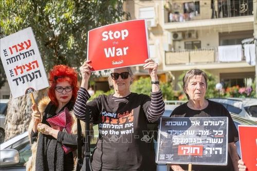 Biểu tình tại Israel kêu gọi chính phủ theo đuổi chính sách hòa bình