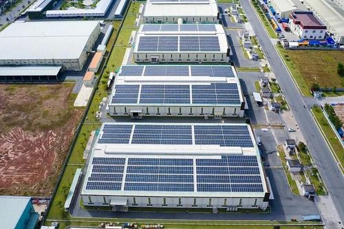 Điện mặt trời mái nhà mở hướng tự chủ năng lượng cho khu công nghiệp