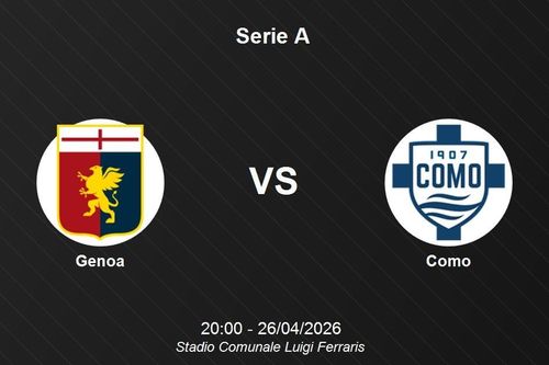 Nhận định Genoa vs Como - Serie A: Thử thách tại Stadio Comunale Luigi Ferraris