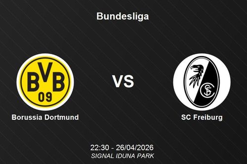 Nhận định Borussia Dortmund vs SC Freiburg - Bundesliga