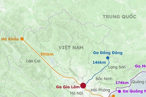 Ba tuyến đường sắt khổ tiêu chuẩn kết nối Trung Quốc: Quy mô và lộ trình đầu tư
