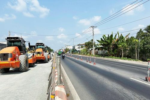 Cần Thơ nâng cao mặt đường quốc lộ 1, xóa điểm đen ngập úng