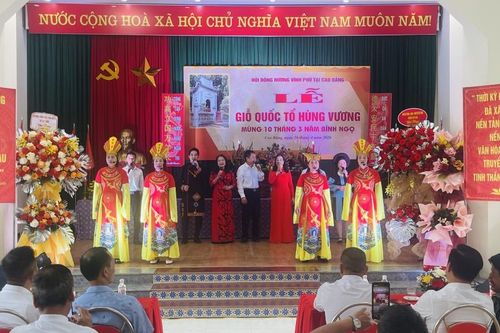 Hội đồng hương Vĩnh Phú tại Cao Bằng tổ chức Lễ Giỗ Tổ Hùng Vương