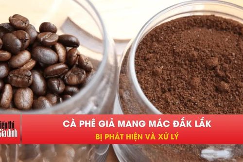 25 kg cà phê giả mang mác thương hiệu Đắk Lắk bị phát hiện