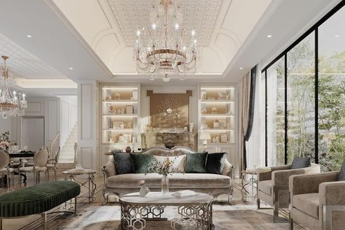 Những mẫu phòng khách tân cổ điển được ưa chuộng nhất hiện nay