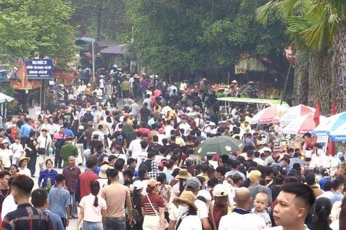 Rộn ràng bước chân hành hương Lễ hội Đền Hùng 2026