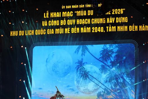 Khai mạc Mùa du lịch hè 2026, công bố quy hoạch Khu du lịch quốc gia Mũi Né