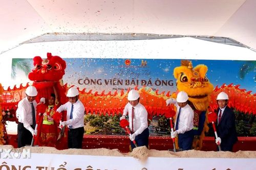 Lâm Đồng: Khởi công công trình chỉnh trang khu vực bãi biển đá Ông Địa