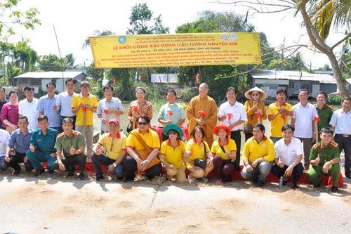 Hòa Hưng khởi công xây dựng cầu Kênh Xáng Ô Môn hơn 1,8 tỷ đồng