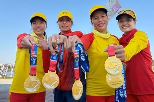 Rowing Việt Nam gây ấn tượng mạnh ở Cúp châu Á 2026