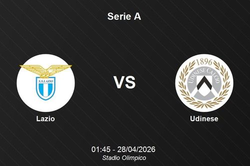 Nhận định Lazio vs Udinese - Serie A: Cuộc đối đầu cân sức tại Stadio Olimpico