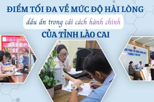 Điểm tối đa về mức độ hài lòng- dấu ấn trong cải cách hành chính của tỉnh Lào Cai