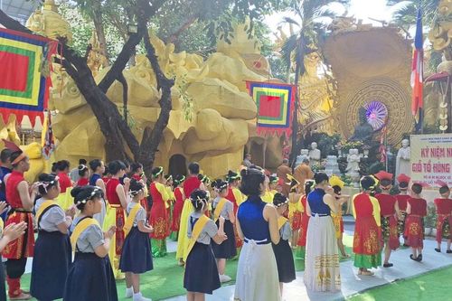 Chùa Kỳ Quang 2 (TP.HCM) tổ chức Lễ giỗ Tổ Hùng Vương