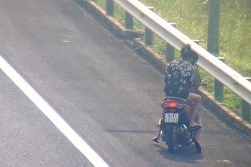 Làm rõ danh tính cô gái đi xe máy ngược chiều cao tốc Hải Phòng - Móng Cái