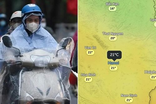 Hà Nội có thể vừa lạnh vừa mưa do gió mùa Đông Bắc, miền Bắc nhiều nơi mưa to