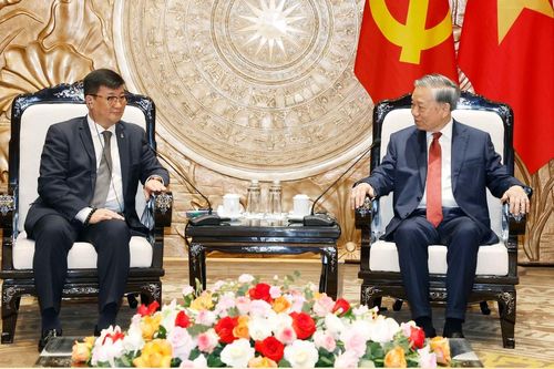 Tổng Bí thư, Chủ tịch nước tiếp Đại sứ Mông Cổ