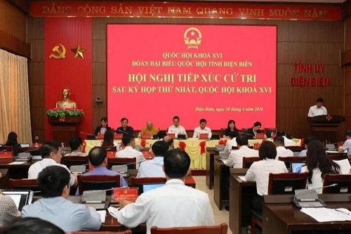 Phó Thủ tướng Nguyễn Văn Thắng tiếp xúc cử tri tỉnh Điện Biên