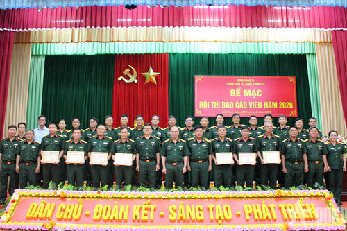 Đoàn Kinh tế - Quốc phòng 74: Đổi mới, nâng cao chất lượng công tác báo cáo viên