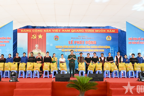 Đoàn Kinh tế - Quốc phòng 717: Nhiều hoạt động thiết thực trong Tháng Công nhân năm 2026