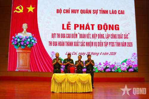 Thi đua hoàn thành xuất sắc nhiệm vụ diễn tập phòng thủ dân sự