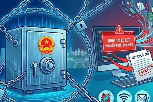 Hà Nội: Còn tình trạng chia sẻ tài liệu bí mật Nhà nước qua mạng xã hội
