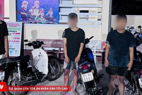 Bắt quả tang nhóm thiếu niên trộm cắp tài sản trong đêm