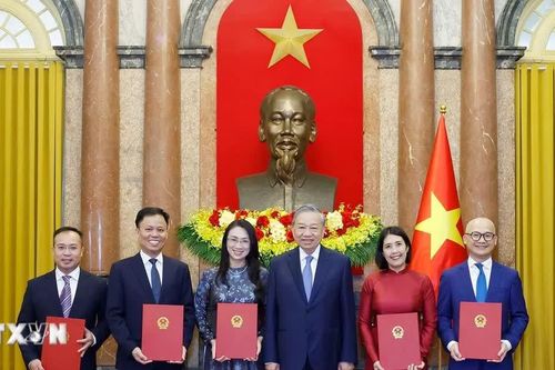 Tổng Bí thư, Chủ tịch nước trao Quyết định bổ nhiệm cho 5 Đại sứ Việt Nam ở nước ngoài