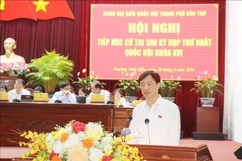 Cử tri Cần Thơ đề nghị chú trọng đào tạo, bồi dưỡng đội ngũ cán bộ cơ sở