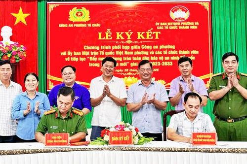 Phường Tô Châu đẩy mạnh thực hiện phong trào toàn dân bảo vệ an ninh Tổ quốc