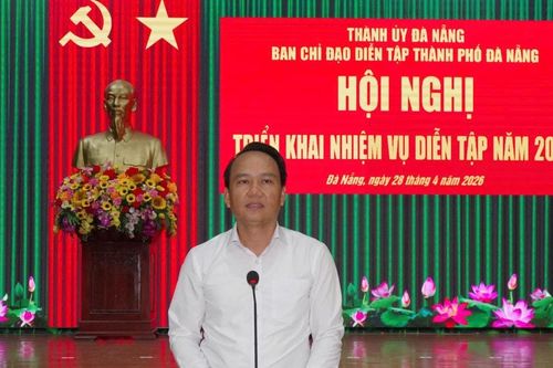 Thành ủy Đà Nẵng triển khai nhiệm vụ diễn tập năm 2026