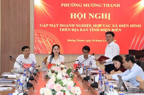 Phường Mường Thanh gặp mặt doanh nghiệp, hợp tác xã điển hình