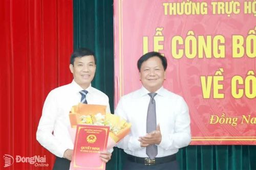 Ông Đỗ Mạnh Cường được bổ nhiệm làm Phó Chánh văn phòng Đoàn Đại biểu Quốc hội và HĐND tỉnh