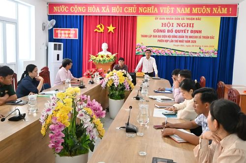 Thành lập Ban đại diện Hội đồng quản trị Ngân hàng Chính sách xã hội xã Thuận Bắc