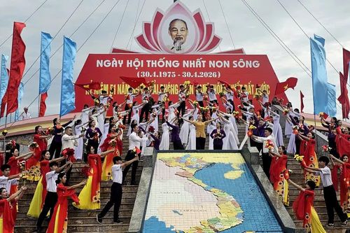 Tổng duyệt chương trình Lễ thượng cờ 'Thống nhất non sông' năm 2026