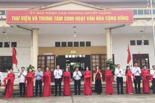 Phường Quyết Thắng ra mắt mô hình thư viện và trung tâm chăm sóc sức khỏe cộng đồng