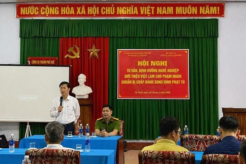 Tư vấn, định hướng nghề nghiệp cho phạm nhân sắp chấp hành xong án phạt tù