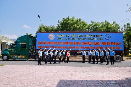 Sanna Khánh Hòa xuất khẩu thành công lô hàng nước giải khát đầu tiên sang Hoa Kỳ