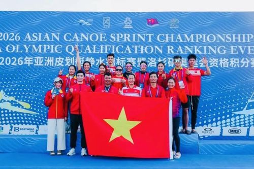 Canoeing Việt Nam giành 1 HCV giải vô địch châu Á