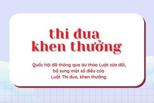 Luật Thi đua, khen thưởng sửa đổi không còn bắt buộc nhiều sáng kiến