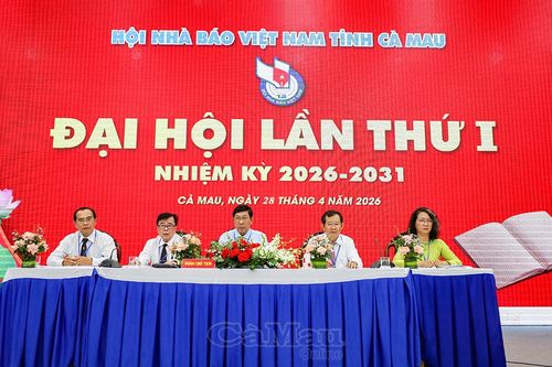 Khai mạc Đại hội Hội Nhà báo Việt Nam tỉnh Cà Mau nhiệm kỳ 2026-2031