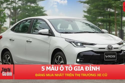 5 mẫu ô tô gia đình đáng mua nhất trên thị trường xe cũ