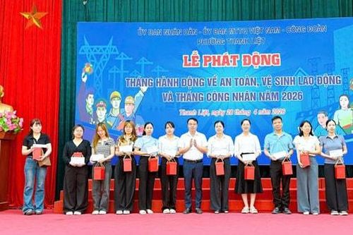 Phường Thanh Liệt phát động Tháng An toàn vệ sinh lao động và Tháng Công nhân