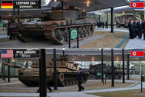 Triều Tiên công khai nghiên cứu xe tăng M1A1 Abrams của Mỹ và Leopard 2A4 của Đức
