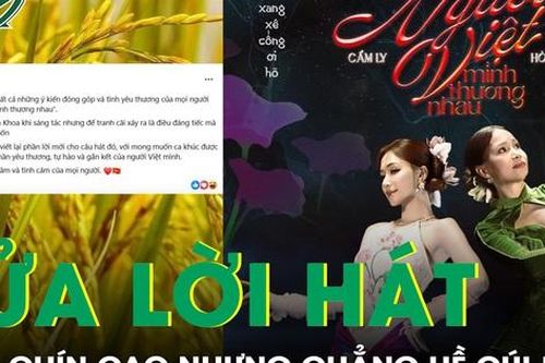 Nhạc sĩ thông báo sửa lời hát 'Lúa chín cao nhưng chẳng hề cúi đầu'